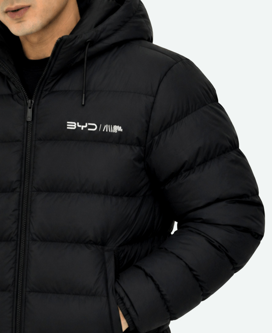 Men’s Full-Sleeve Puffer Jacket (with hood)
