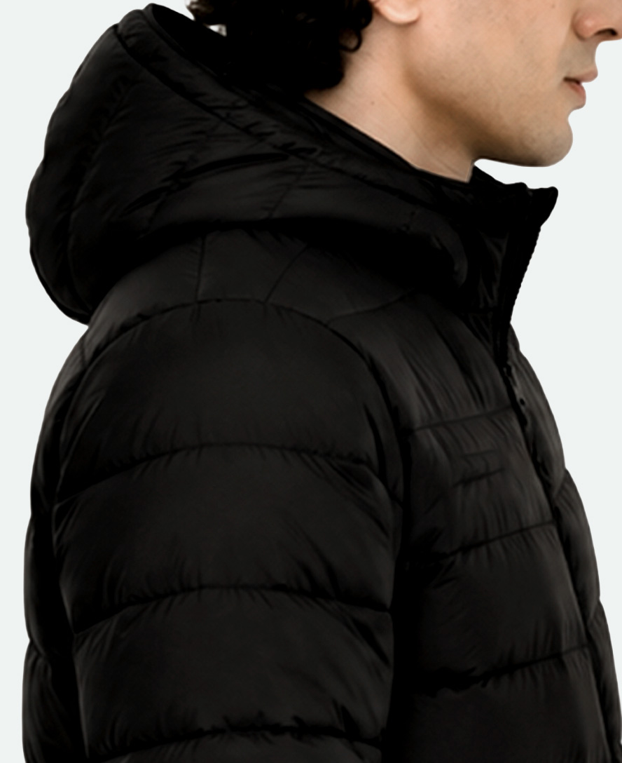Men’s Full-Sleeve Puffer Jacket (with hood)